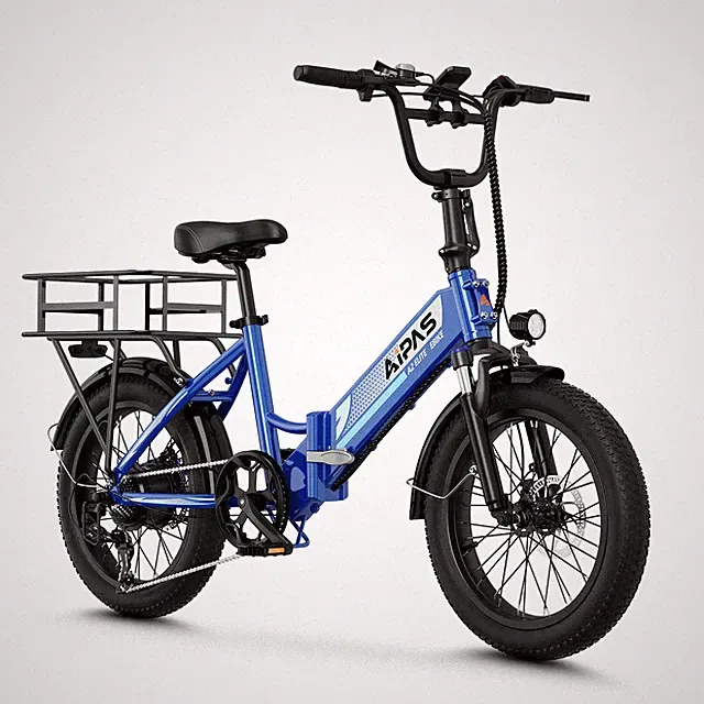 20" Folding Electric Bike 48V City Commuter E-Bike Foldable for Adult Teens LCD