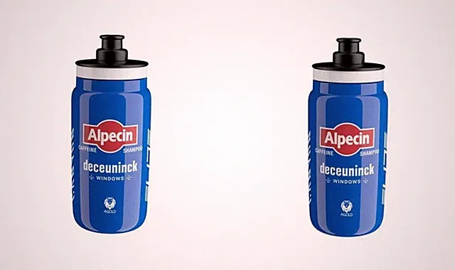 2X ELITE FLY TEAM ALPECIN-DECEUNINCK CYCLING BOTTLES – 550ML (18OZ) – PAIR