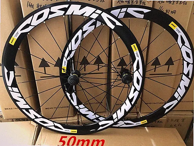 700C V Brake Bike Wheels 40mm BMX Road Bicycle Wheelset Road Cosmic Elite Alloy
