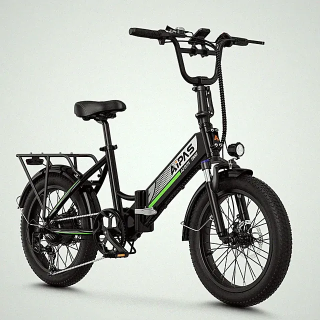 750W 20" Folding Fat Tire Ebike 12.8Ah City 7-Speed Commuter Adult