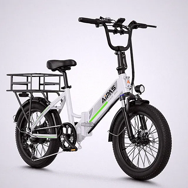 750W Folding Ebike 62Mi Range Electric Bike for Adults 28MPH w/Rear Basket