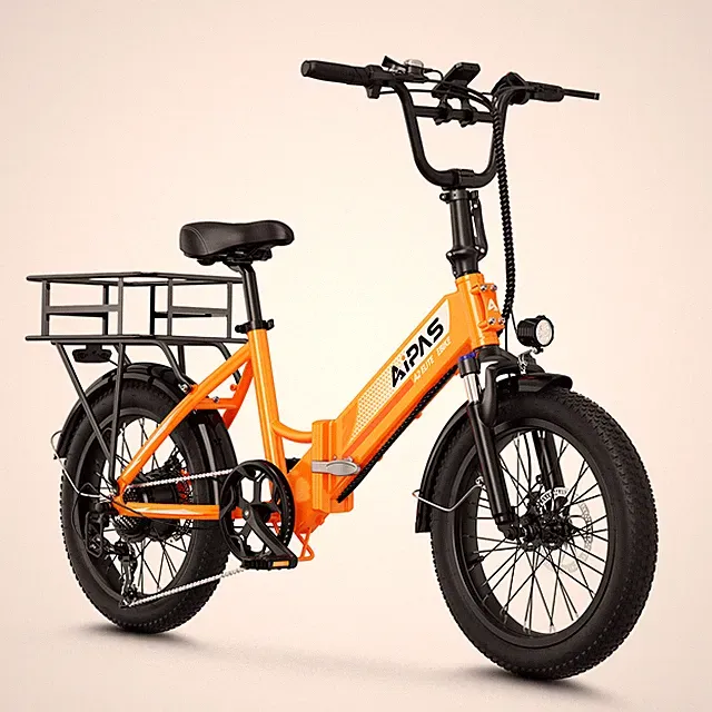 750W Peak 48V Folding Electric Bike, 20" Fat Tire 62 Miles Range Ebike 28MPH