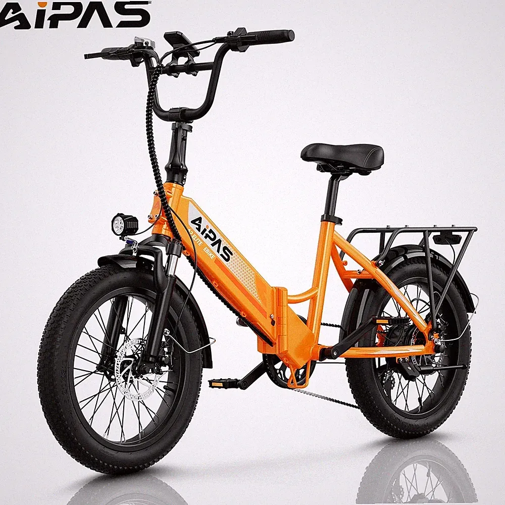 Aipas A2 Elite Fat Tire Electric Bike for Adult 750W 48V 12.8AH 7-Speed Ebike