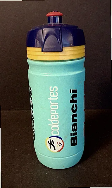 Bianchi Bicycles / Columbia Coldeportes Racing Team Water Bottlev- 2012 New