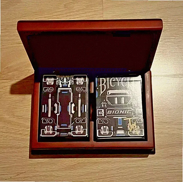 Bicycle Bionic GILDED EDITION Playing Cards Set + Box by Elite - Only 10 Made!