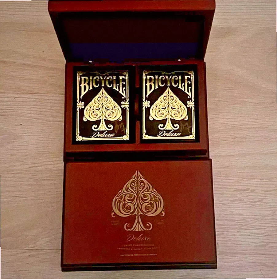 Bicycle Deluxe GILDED EDITION Playing Cards Set + Box Elite - Only 10 Available!