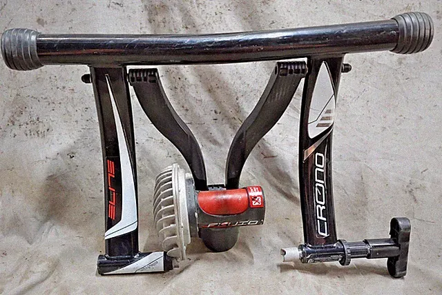 Chrono Elite Wheel-On Indoor Bike Trainer 26"-700c Noise Reduced Fold-Up Roller~