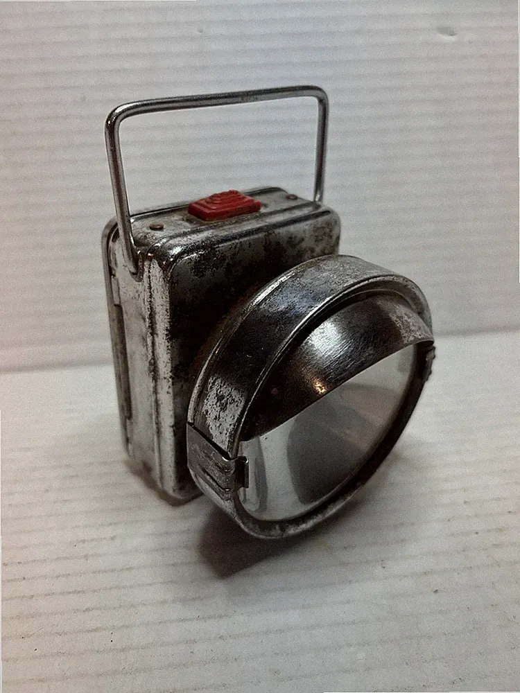 Elite 1960s Bicycle Light Lantern Hong Kong British Crown Colony Works Vintage!
