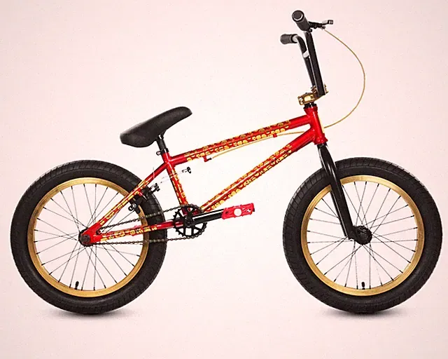Elite BMX Pee Wee 18" Bike (18" Toptube) (Red Skully) [WBIKEL1100REDSKU]