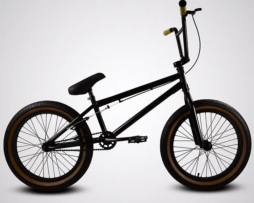 Elite BMX Stealth Bike (20.5" Toptube) (Black/Gum) [WBIKEL1200BLAGUM]