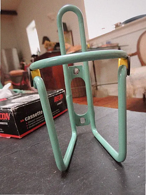 ELITE CIUSSI INOX Lightweight Alloy Tubular Bottle Cage XLNT Celeste Bianchi