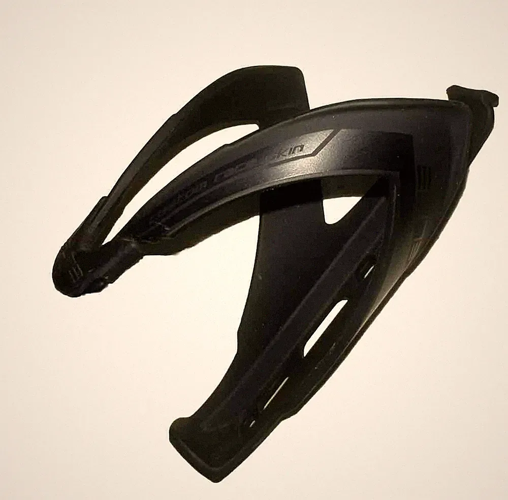 ELITE Custom Race Skin Water Cage Black On Flat Black Lightweight Bicycle Cycle