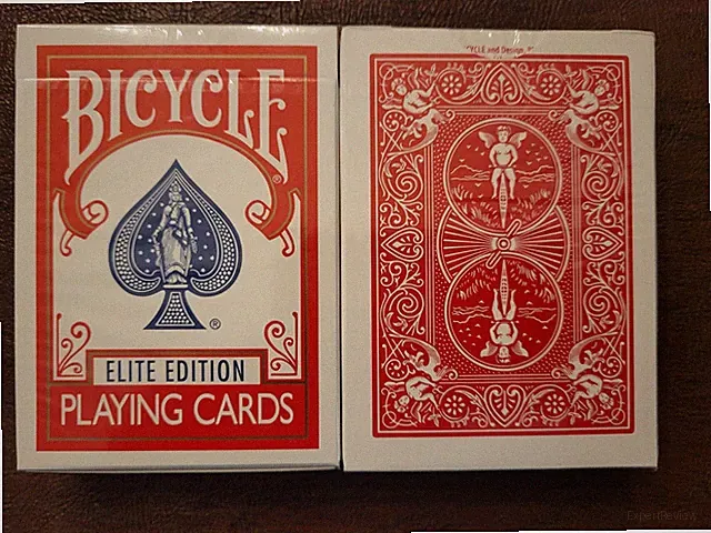 ELITE EDITION Red Playing Cards NEW Sealed Penguin Magic (2 Decks) RED