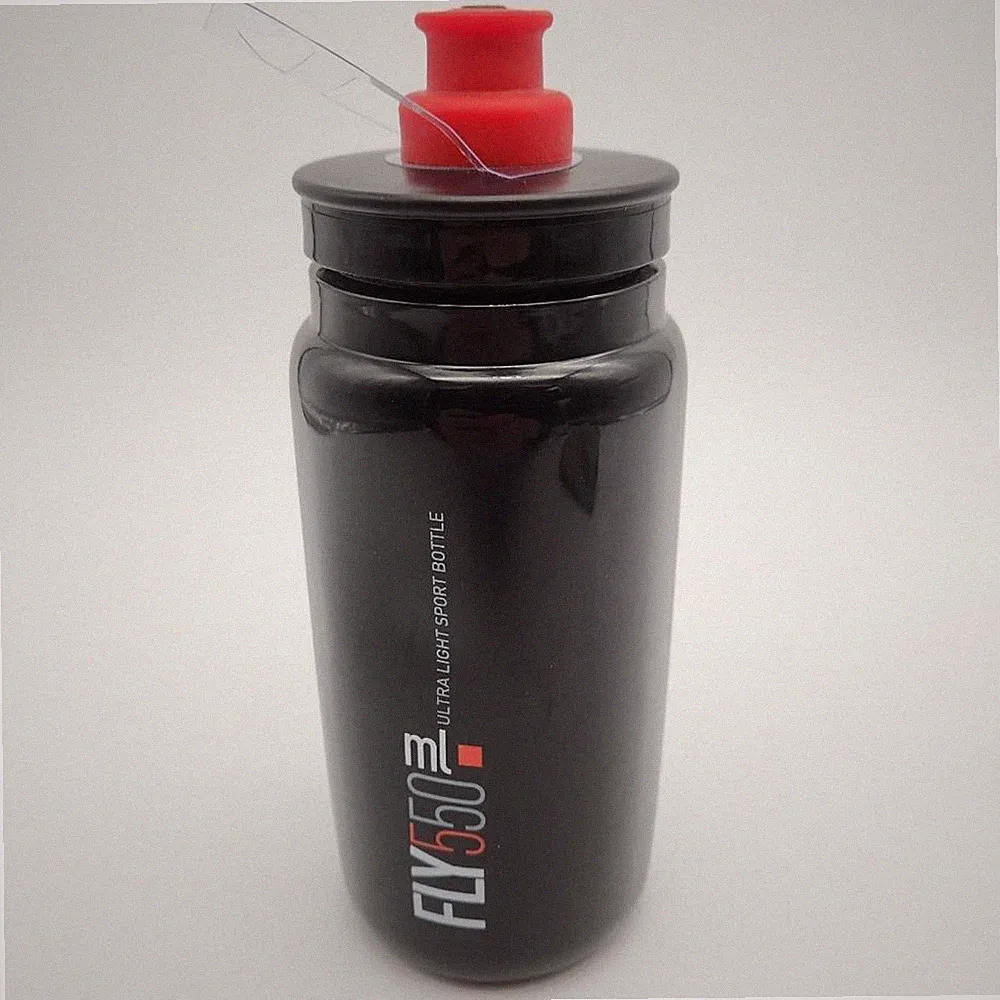 Elite Fly 550ml Ultra-Light Sport Water Bottle for Bicycle Black NO PACKAGE