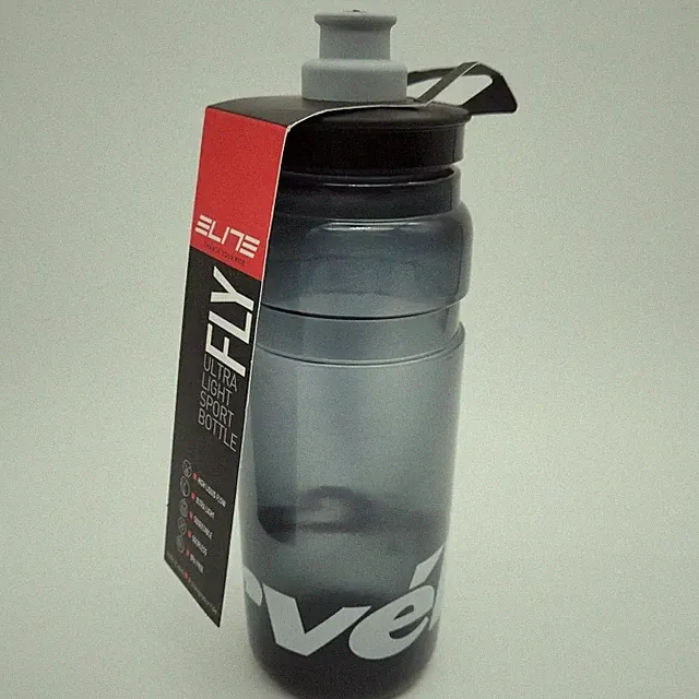 Elite Fly 750ml Gray Cycling Water Bottle Ultra-Light DAMAGED PACKAGE