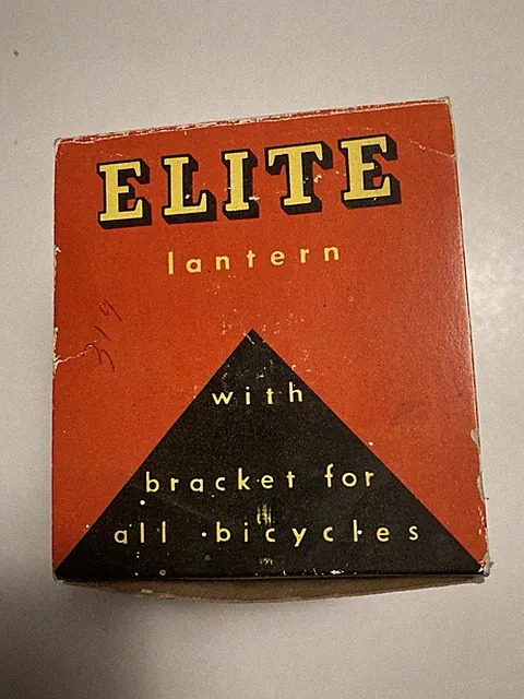 Elite lantern with bracket for all bicycle no. 1000 new in box