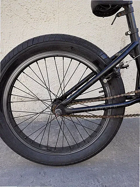 Elite Products BMX Bike Black 20" Steel Frame Coaster Brake BMX Bar 1-Speed