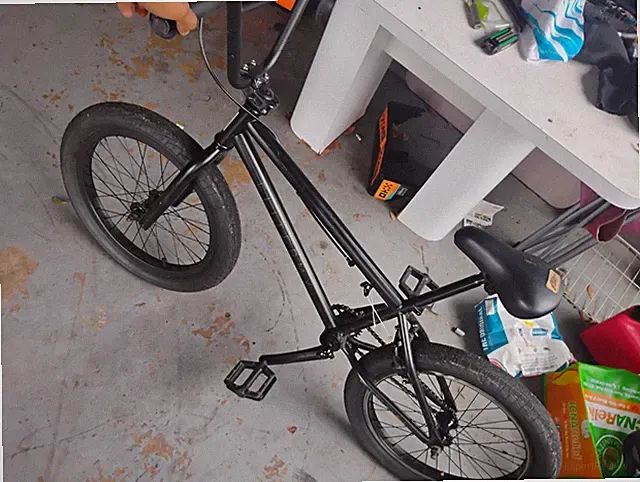 Elite Products Elite BMX Bike 20" Black Caliper Brake BMX Bar Steel Frame