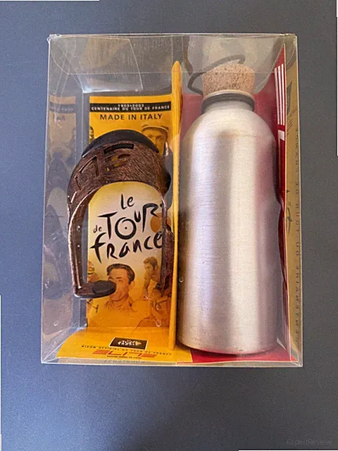 Elite Tour de France 1903-2003 100th Anniversary Bike Water Bottle and Cage