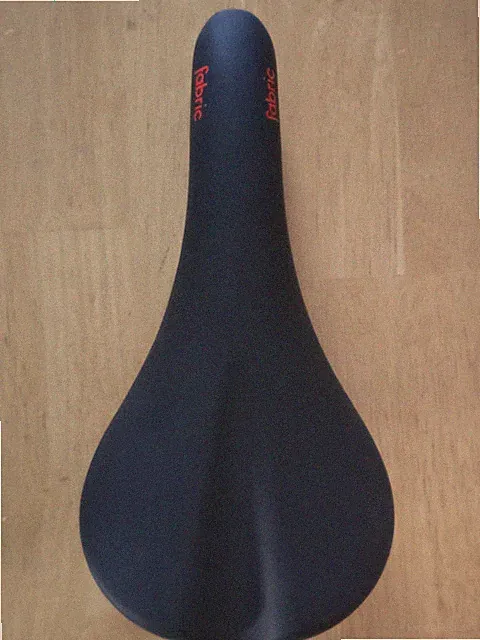 Fabric Scoop Radius Comfort Saddle MTB Road Bicycle Black/Red