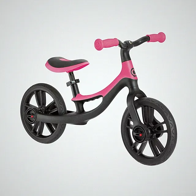 Globber Go Bike Elite- Fuchsia Pink Balance Bike Push Bike BMX Pink Black