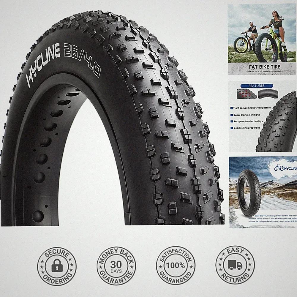 High-Performance 26x4.0 Inch All-Terrain Fat Bike Tire - Elite Grip & Durability