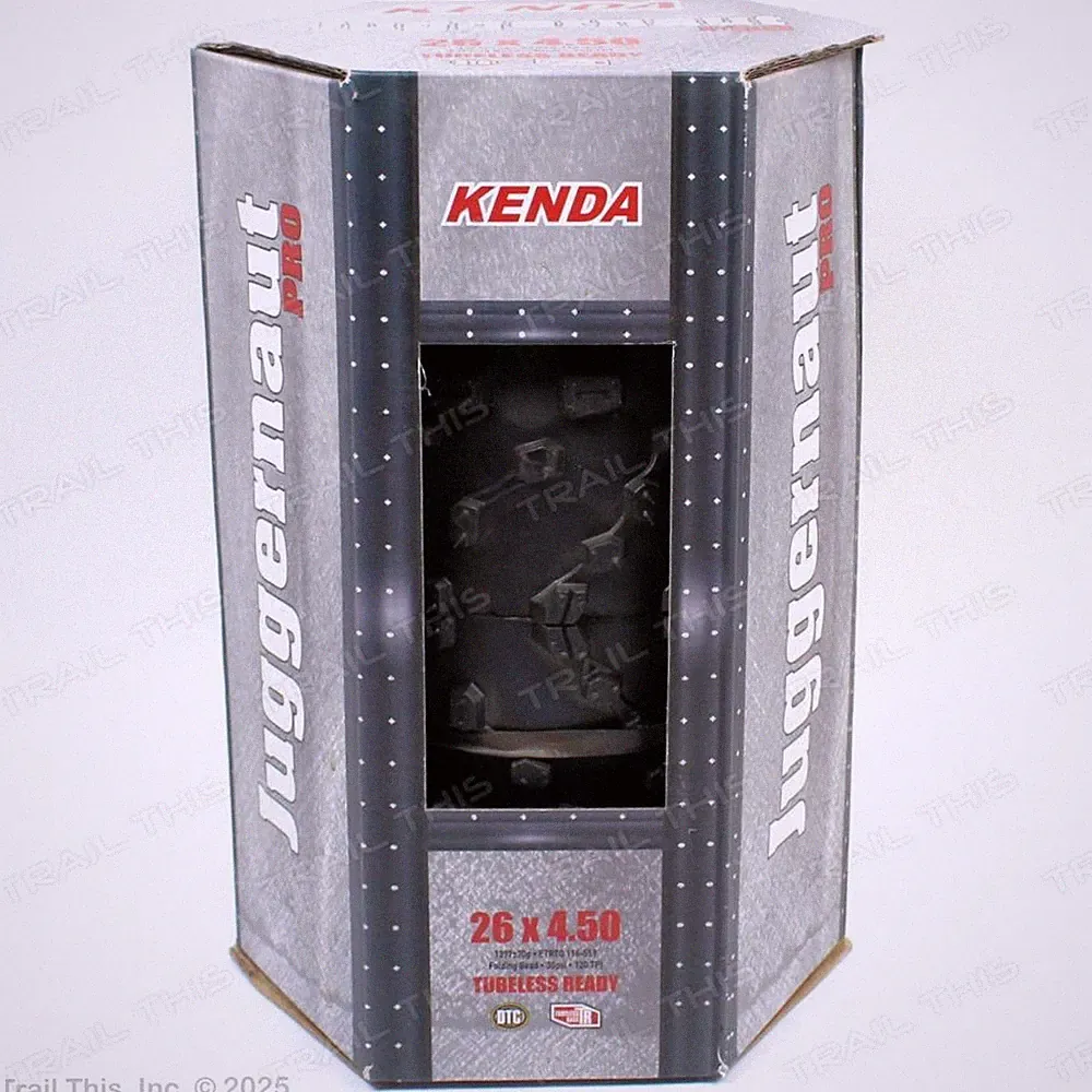 Kenda Juggernaut Pro 26 x 4.5 Folding Fat Bike Tire Tubeless Ready 120 TPI