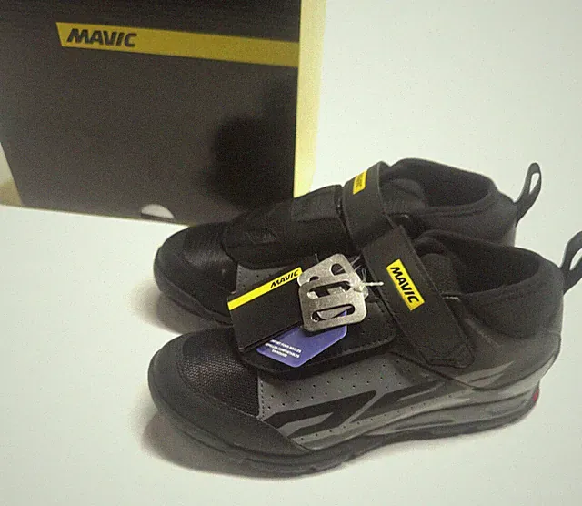 Mavic Deemax Elite Cycling MTB Shoe - Black/Smoked Mens 6.5 Womens 7.5 (EU 39.3)