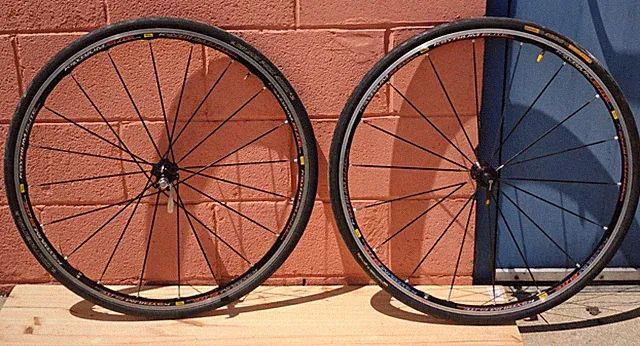 Mavic Ksyrium Elite 700c Road Bike Wheels / Wheelset Shimano HG 8/9/10 Speed QR