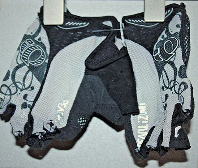Pearl Izumi Elite Cycling Gloves Small BLK/WHT Activewear Commuter Cafe Pull-on~
