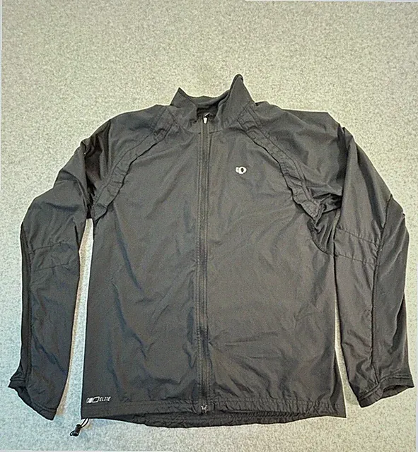 Pearl iZumi Jacket Mens Medium Black Elite Series Long Sleeve Cycling Jacket MTB