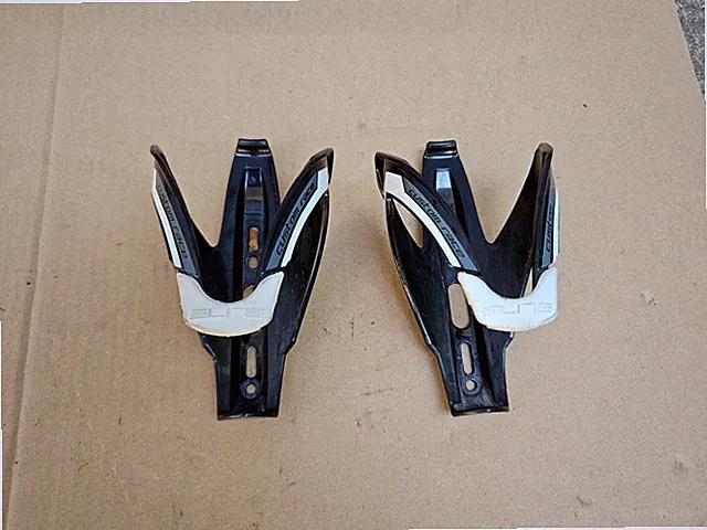 Set of 2 Elite Custom Race Water Bottle Cages Bicycle Road Mountain Bike