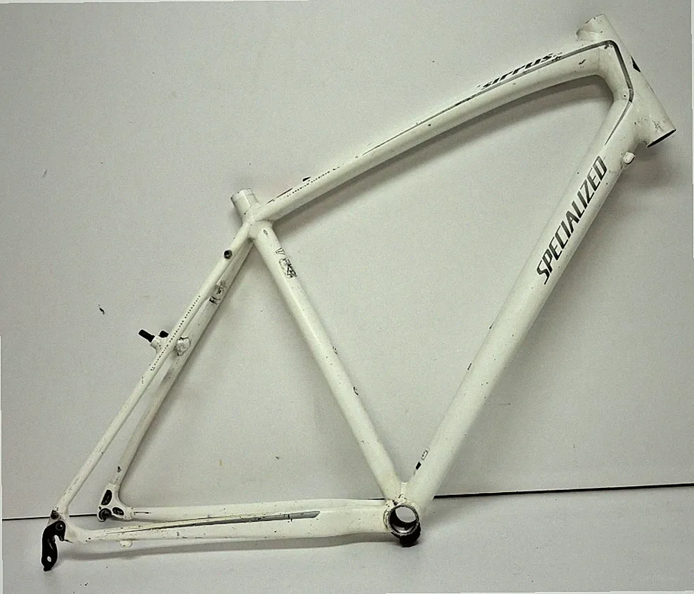 Specialized Sirrus Elite 56cm Aluminum Hybrid Bike Frame White Fast Shipping