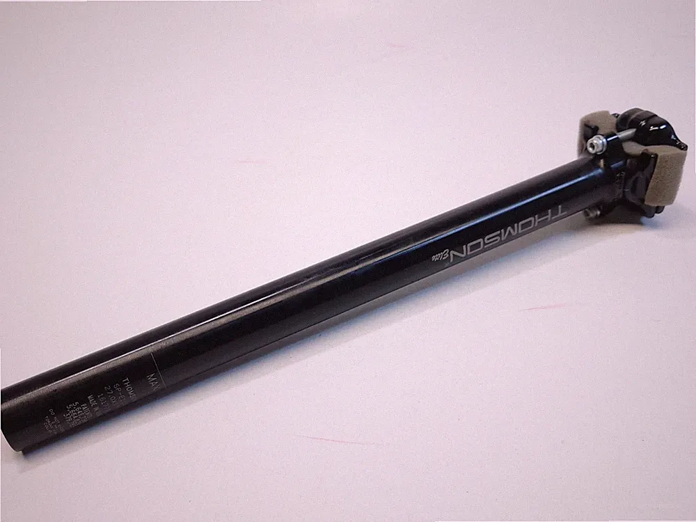 Thomson Elite Bike Bicycle Seatpost Zero Offset 27.0 x 330mm Black