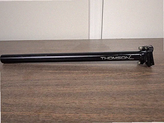 Thomson Elite Seatpost 27.2 X 410mm Zero Setback Straight, Black