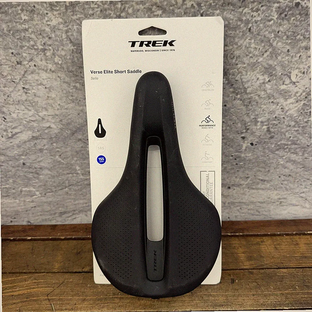 Trek Verse Elite Short Bicycle Saddle Seat Black 155mm Road MTB Bike
