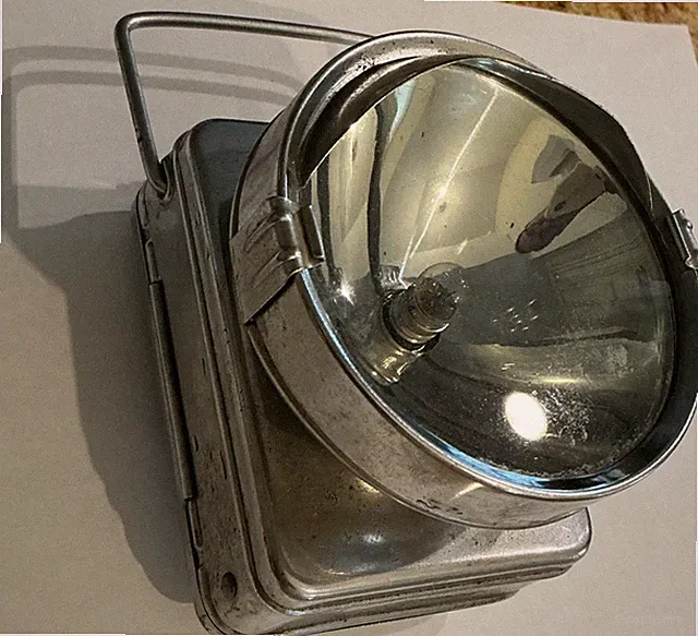 Vintage ELITE Railroad Or Bicycle Headlight Light Elite Not Tested