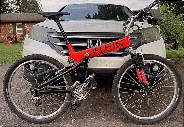 Vintage Klein Mantra Race Full Suspension Mountain Bike 18.5" Deore XTR RockShox