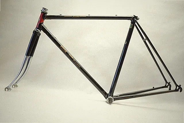 VISTA ELITE ARAYA 631 LUGGED TUBING 27" WHEEL BICYCLE 54 CM FRAME SET 126 MM