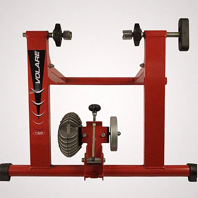 VOLARE Elite Personal Indoor Bicycle Trainer Made in Italy Color - Red LOOK